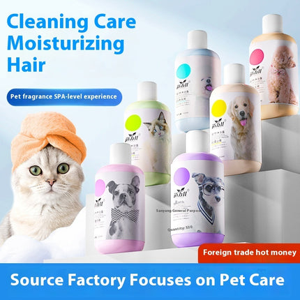 Pet Shower Gel 510ml – Deodorizing Cat & Dog Shampoo for Sensitive Skin | Petpexi