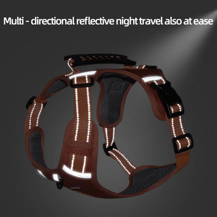 Nylon No Pull Breathable Reflective Dog Harness Vest – Adjustable Outdoor Training & Running | Petpexi