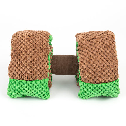 Puzzle Plush Dumbbell Snuffle Toy for Dogs - Interactive Enrichment Toy | Petpexi