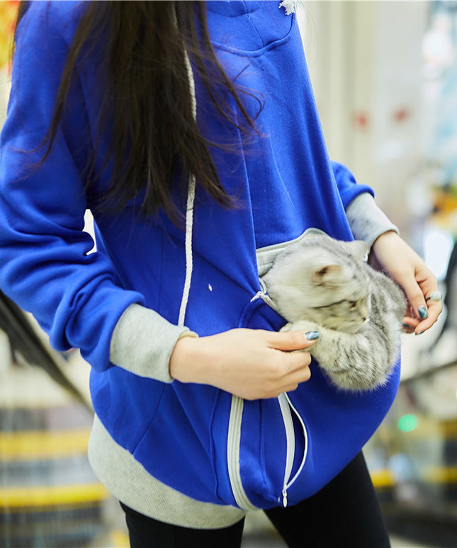 Women's Style Pullover Hoodie for Small Dogs & Cats – Stylish Pet Sweatshirt