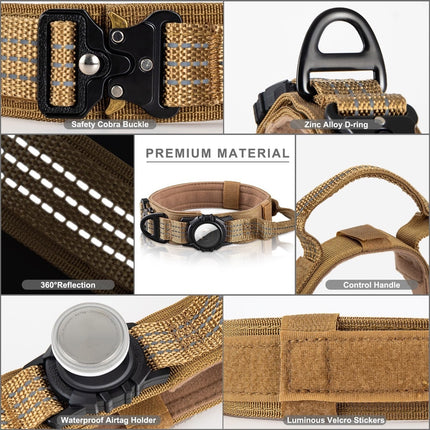 Waterproof Dog Collar with AirTag Protective Cover – Durable Nylon Pet Collar for GPS Tracking | petpexi.com