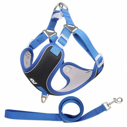 Pet Dog Harness Puppy Adjustable Breathable Mesh Reflective Saddle for Small & Medium Dogs & Cats | Petpexi