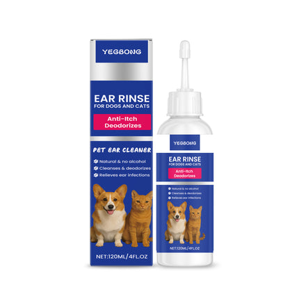 Ear Rinse for Dogs & Cats – Gentle and Effective Ear Cleaner | Petpexi