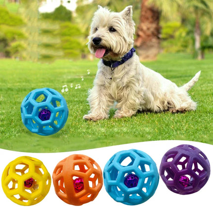 Durable TPR Dog Chew Ball Toy for Interactive Play and Teeth Cleaning - Petpexi