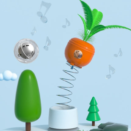 Carrot Cat Leaking Food Tumbler Toy – Interactive Puzzle Feeder | Petpexi