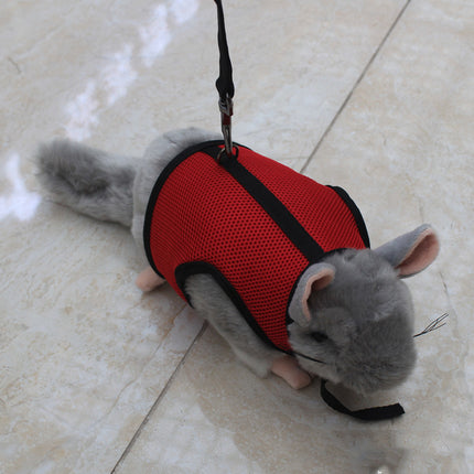 Small Pet Leash Harness for Dogs and Cats - Adjustable Nylon Traction Belt for Small Pets, Puppy Harness, Cat Harness - petpexi.com