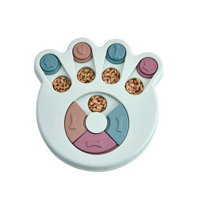 Interactive Dog Puzzle Feeder – Slow Feeding Turntable Toy for IQ Training | petpexi.com