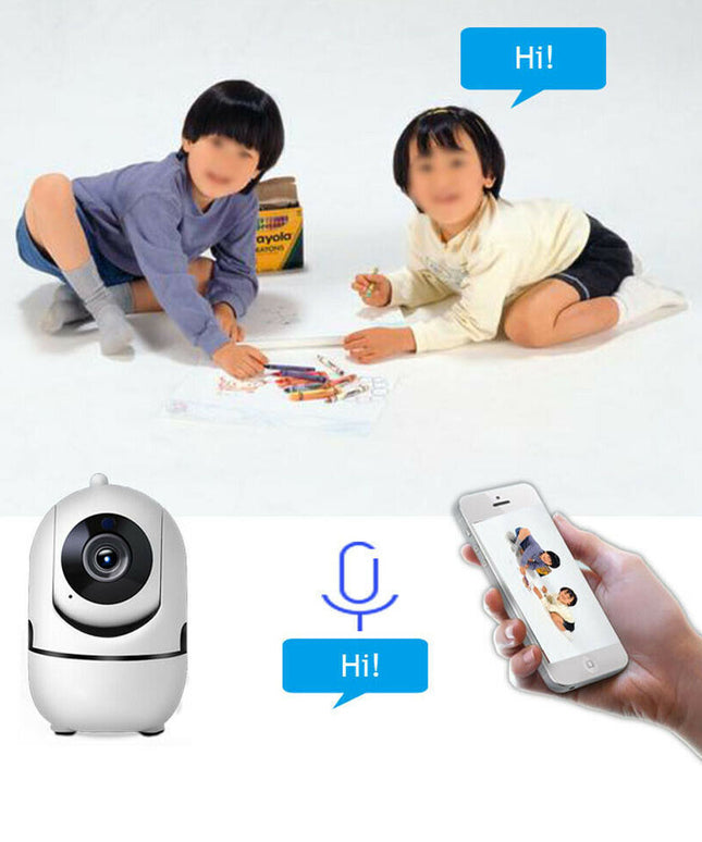 1080P Smart Pet & Home Wi-Fi Security Camera – Motion Detection, Night Vision & Audio | Petpexi