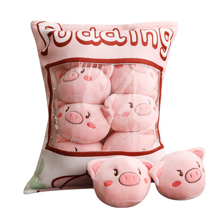 Plush Pillow Toy – Cute Pig, Cat & Dog Plush Cushion | petpexi.com