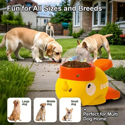 Duck Puzzle Dog Feeder – Interactive Treat Dispenser Toy | petpexi.com