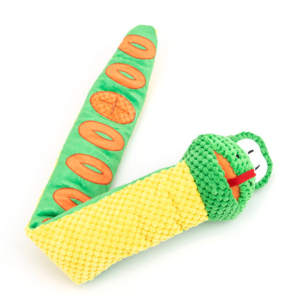 Snake Snuffle Toy for Dogs – Plush Squeaky Puzzle Toy for Boredom & IQ Training | petpexi.com