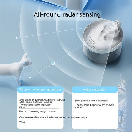 Wireless Cat Water Fountain – Induction Drink Dispenser with Long Battery Life | www.petpexi.com