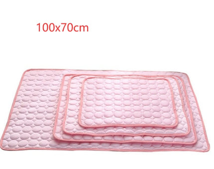 Ice Silk Pet Cooling Pad for Dogs & Cats – Soft, Breathable & Summer-Ready