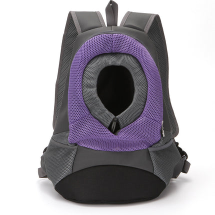Comfortable Mesh Pet Sling Backpack – Hands-Free Travel Carrier