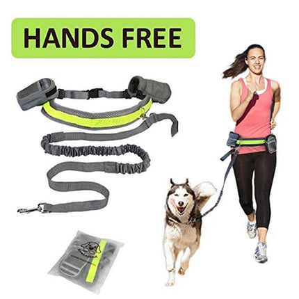 Adjustable Dog Leash with Waist Belt & Pouch | petpexi.com
