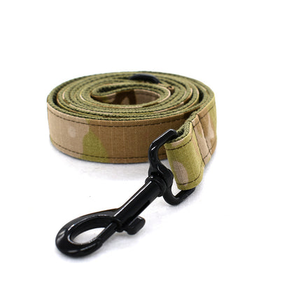 Camouflage Dog Leash & Collar Set – Stylish & Durable Polyester Pet Accessories | Petpexi