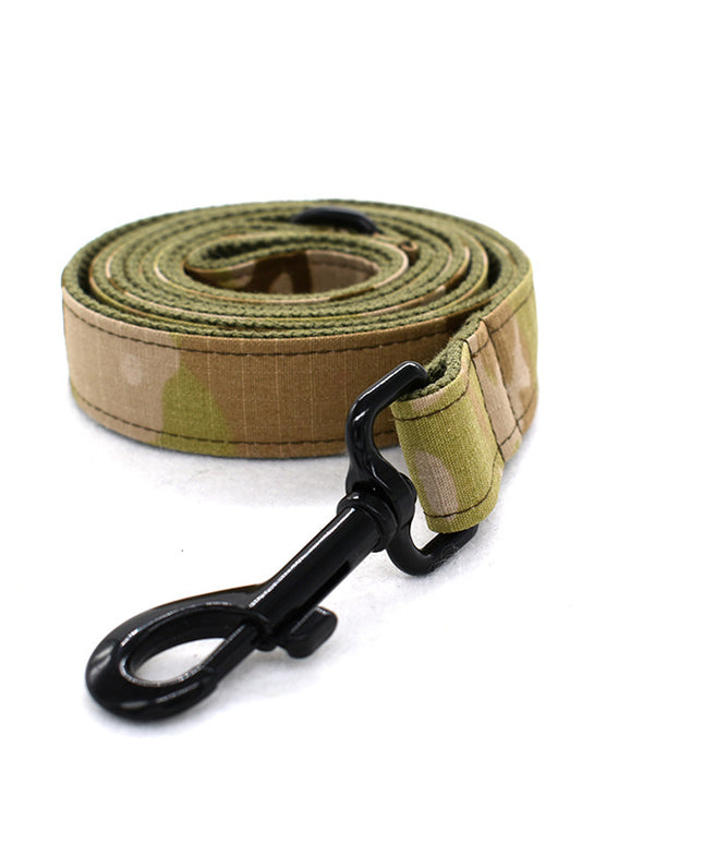 Camouflage Dog Leash & Collar Set – Stylish & Durable Polyester Pet Accessories | Petpexi