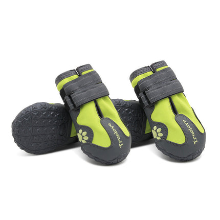 Big Dog Shoes – Waterproof, Non-Slip Luminous Dog Boots with Double Velcro