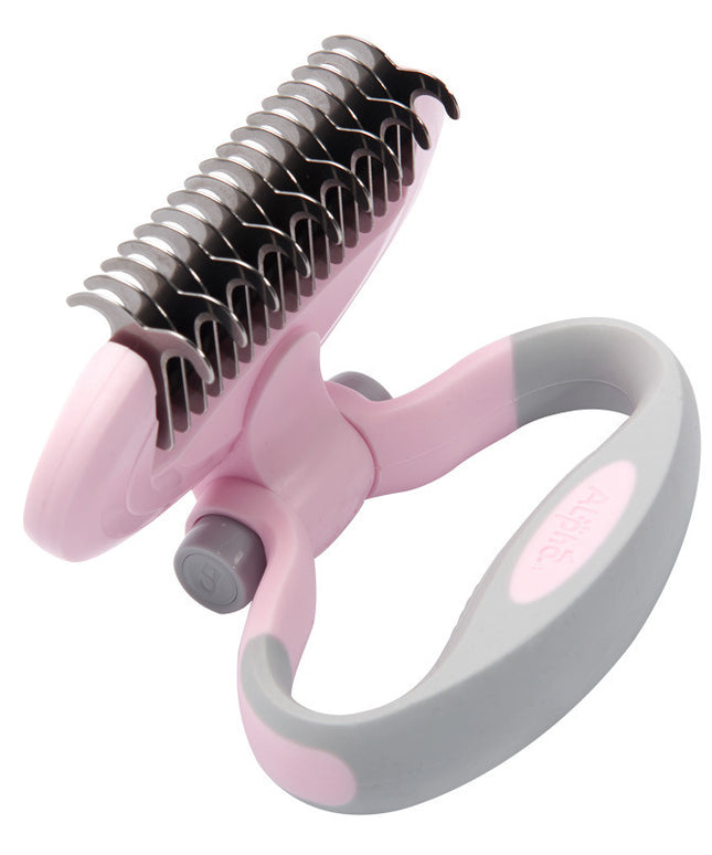 Dog Grooming Comb & Knot Remover with Multi-Angle Rotation – Steel & ABS | Petpexi