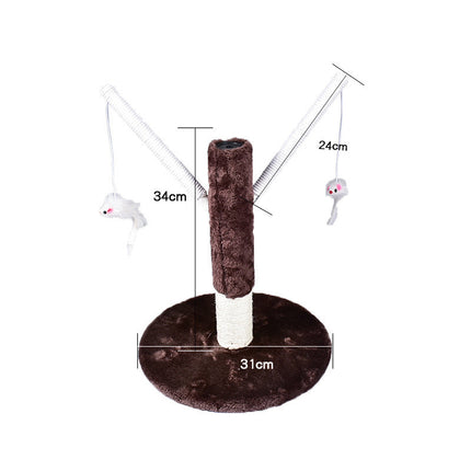 Cat Climbing Frame Litter Tree with Integrated Grab – Solid Wood Stylish Design | Petpexi