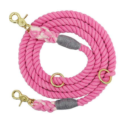 Multi-Color Cotton Pet Long Dog Leash – Durable Walking & Training Leash | petpexi.com