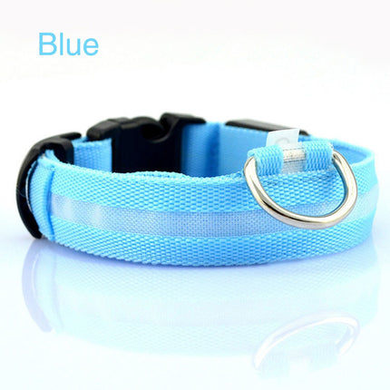 Safety LED Dog Collar with Tracker – Waterproof Light-Up Adjustable Collar | Petpexi