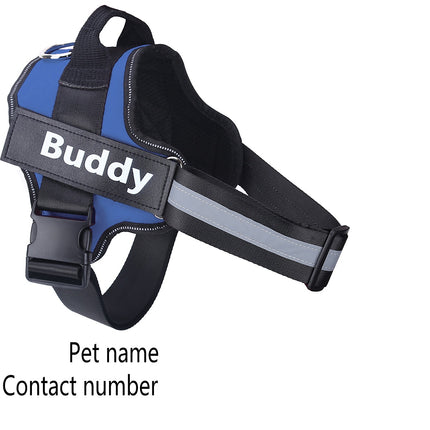 Personalized Dog Harness No Pull Reflective Breathable Adjustable Vest with Custom Patch | Petpexi