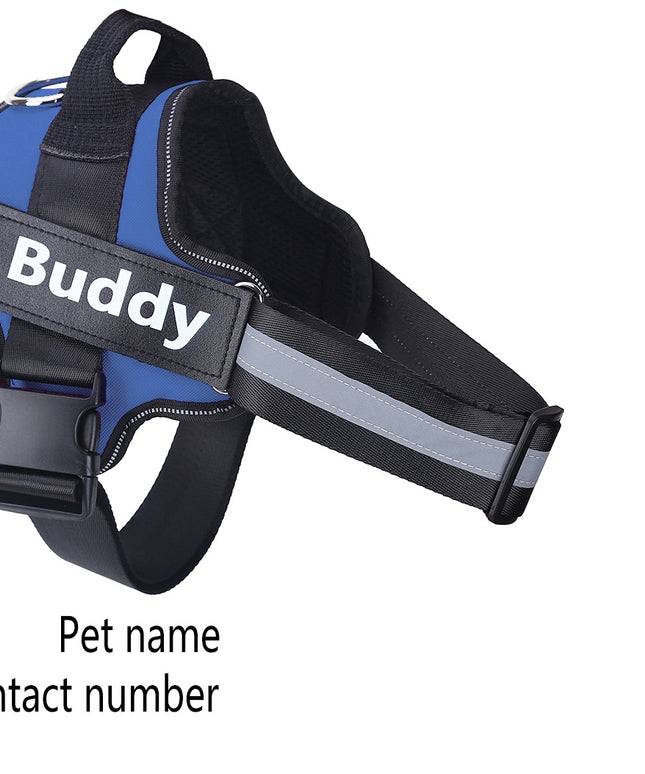 Personalized Dog Harness No Pull Reflective Breathable Adjustable Vest with Custom Patch | Petpexi