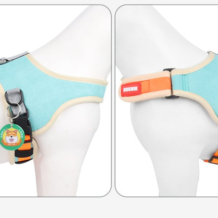 Suede Dog Harness – Adjustable Chest Strap Leash | Petpexi