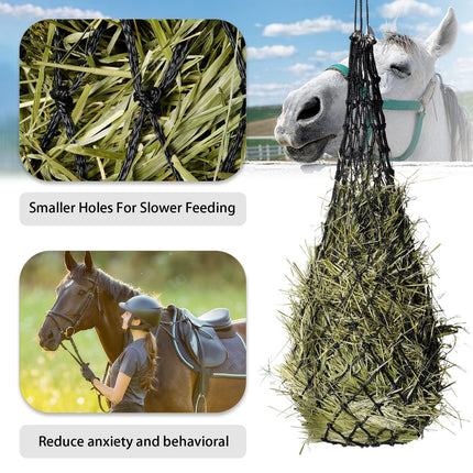 Portable Hay Feeder for Horses with Small Aperture - Stylish & Durable