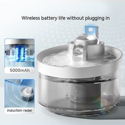 Wireless Cat Water Fountain – Induction Drink Dispenser with Long Battery Life | www.petpexi.com