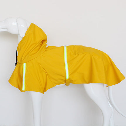 Waterproof Reflective Dog Raincoat with Pocket & Velcro – Stylish & Safe Rainwear | Petpexi