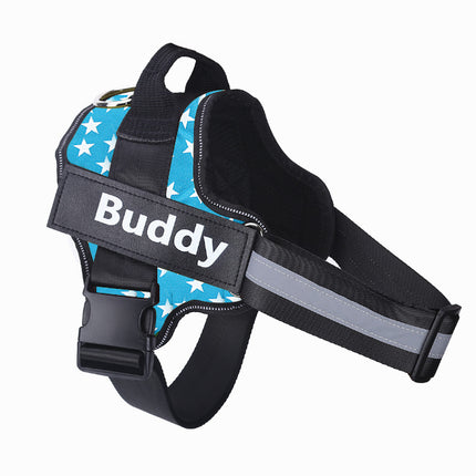 Personalized Dog Harness No Pull Reflective Breathable Adjustable Vest with Custom Patch | Petpexi