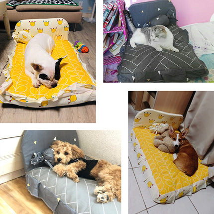 Teddy Small Dog Pet Bed - PP Cotton, Multiple Sizes | PetPexi