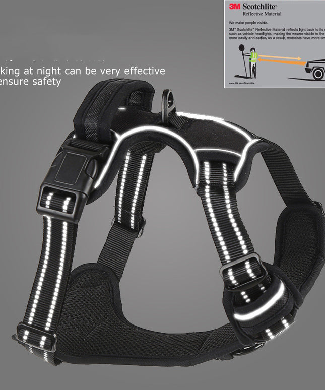 Dog No Pull Breathable Reflective Harness Vest – Comfortable Polyester | Petpexi