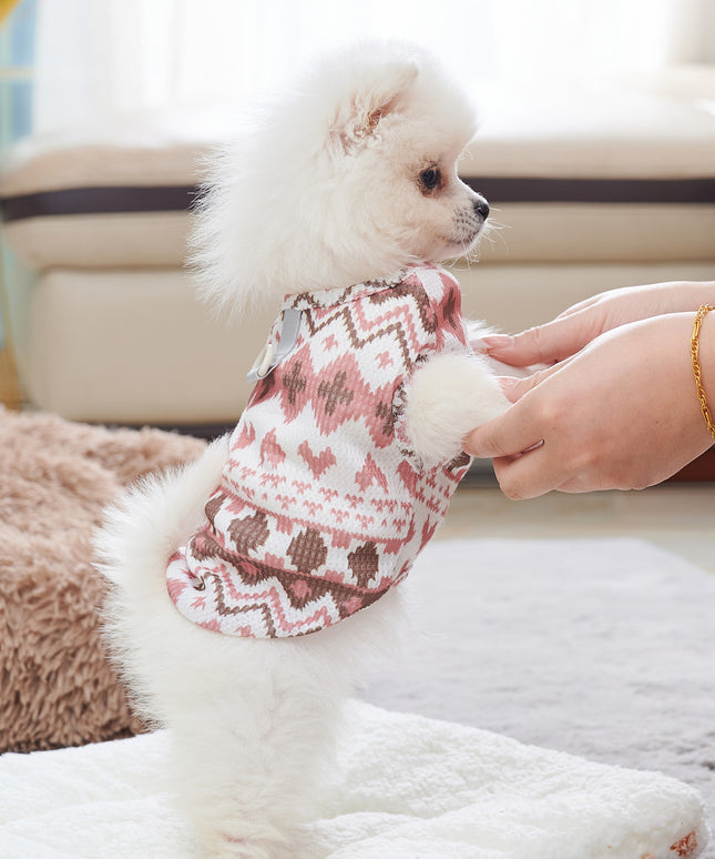 Bohemian Style Dog Clothes – Summer Vest & T-Shirt for Small to Medium Pets | Petpexi