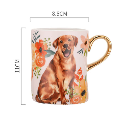 Ceramic Dog Mug – Cartoon Style, Premium Quality, Free US Shipping | PetPexi