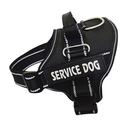 Personalized Copybook Reflective Dog Harness Adjustable Chest Strap - petpexi.com