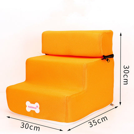 Dog Stairs Pet Climbing Ladder with Breathable Mesh & High-Resilience Sponge | Fast & Free US Shipping | www.petpexi.com