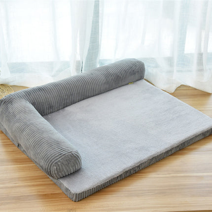 Corduroy Pet Sofa - Luxury Dog Bed for Ultimate Comfort | PetPexi