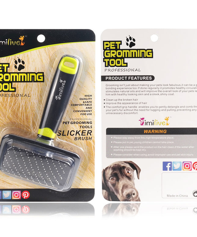 Cat and Dog Grooming Comb – Durable ABS Card Clothing Brush | Petpexi