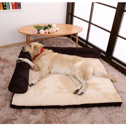Corduroy Pet Sofa - Luxury Dog Bed for Ultimate Comfort | PetPexi