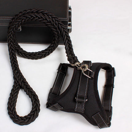 Saddle Chest Strap Dog Leash - Heavy-Duty Adjustable Harness for Dogs - petpexi.com
