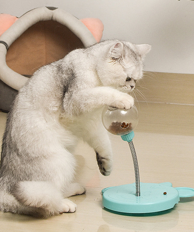 Interactive Pet Feeder Toy for Cats & Small Dogs – Suction Base, Mint Balls & Puzzle Design | petpexi.com