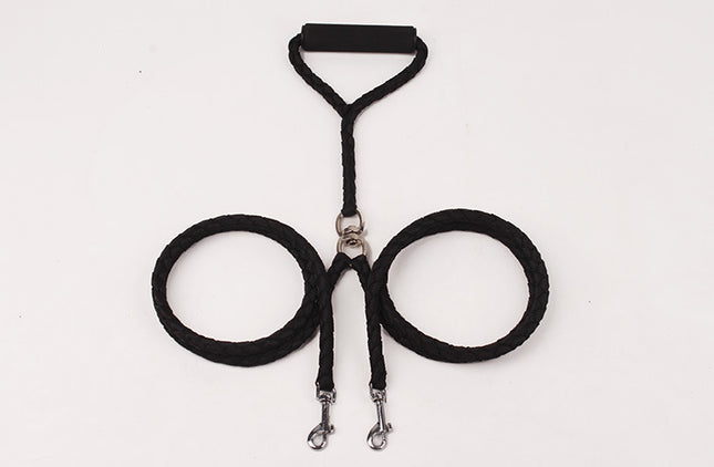 Braided PP Round Rope Dog Leash – Durable 1.4m Traction Belt | Petpexi