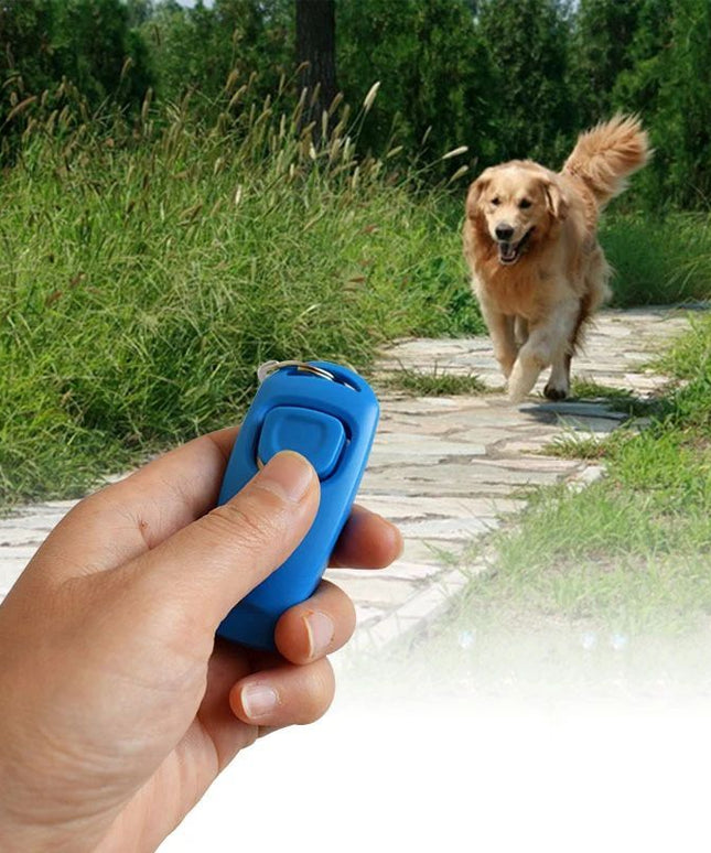 Colorful Combo Dog Training Clicker & Whistle – With Key Ring | PetPexi
