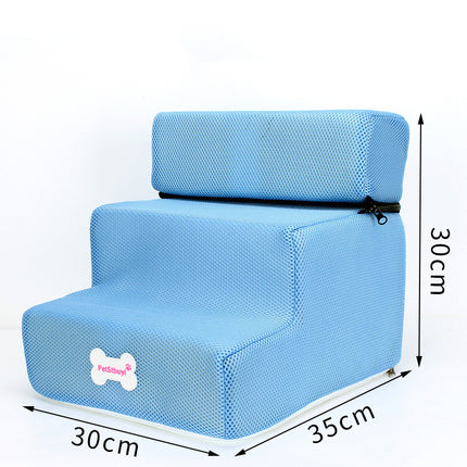 Dog Stairs Pet Climbing Ladder with Breathable Mesh & High-Resilience Sponge | Fast & Free US Shipping | www.petpexi.com