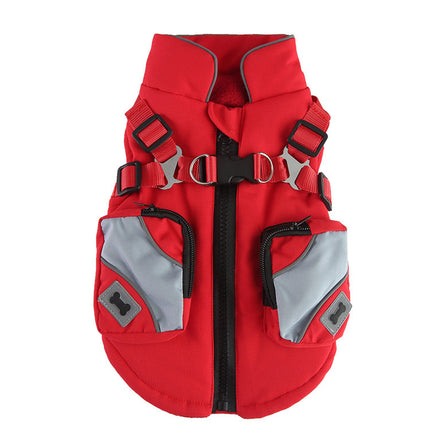 Winter Dog Jacket – Cotton Padded Zipper Coat for Cold Weather | Petpexi