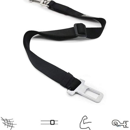 Retractable Dog Safety Belt – Durable Car Safety Buckle for Pets | PetPexi