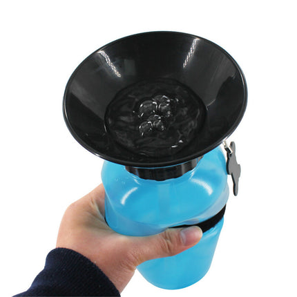 PetPexi Portable Squeeze Dog Water Bottle - 500ml Travel Bowl